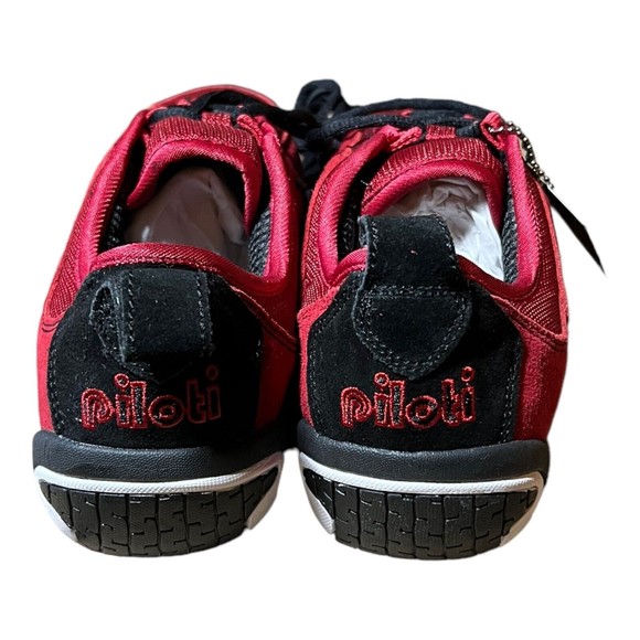 Piloti Driving Shoes Spyder S1 Red Suede Racing Sneakers Mens Size US 7 - UK 6.5 - Picture 4 of 9